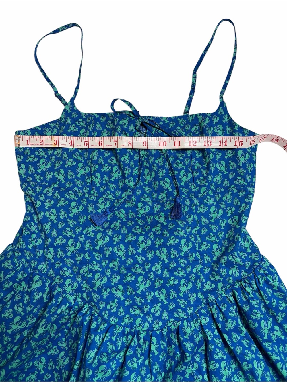 NWT Roller Rabbit X Target Blue Lobster Print Mini Dress Size Medium - Picture 13 of 13